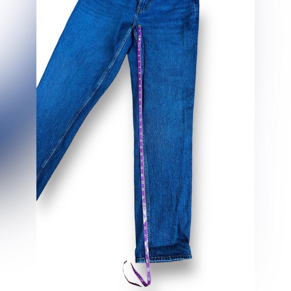 Abercrombie & Fitch The Straight Mid Rise Curve Love Denim Sz 28 extra long - Picture 8 of 14